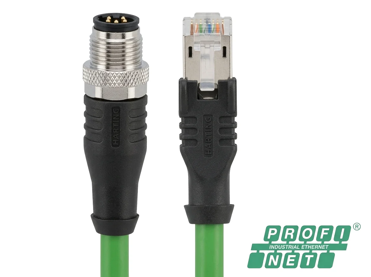 M12–RJ45 PROFINET Kablosu
