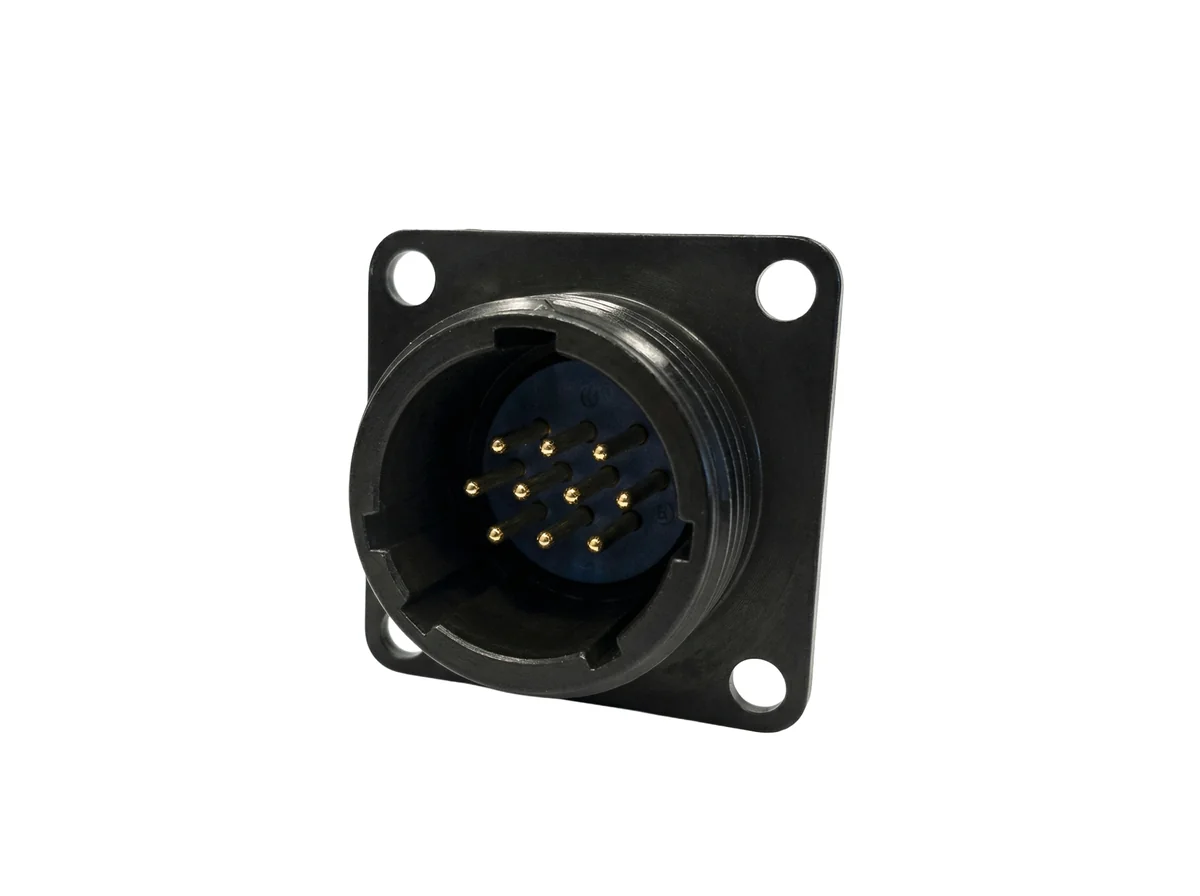 10-Pole Mini Male Connector