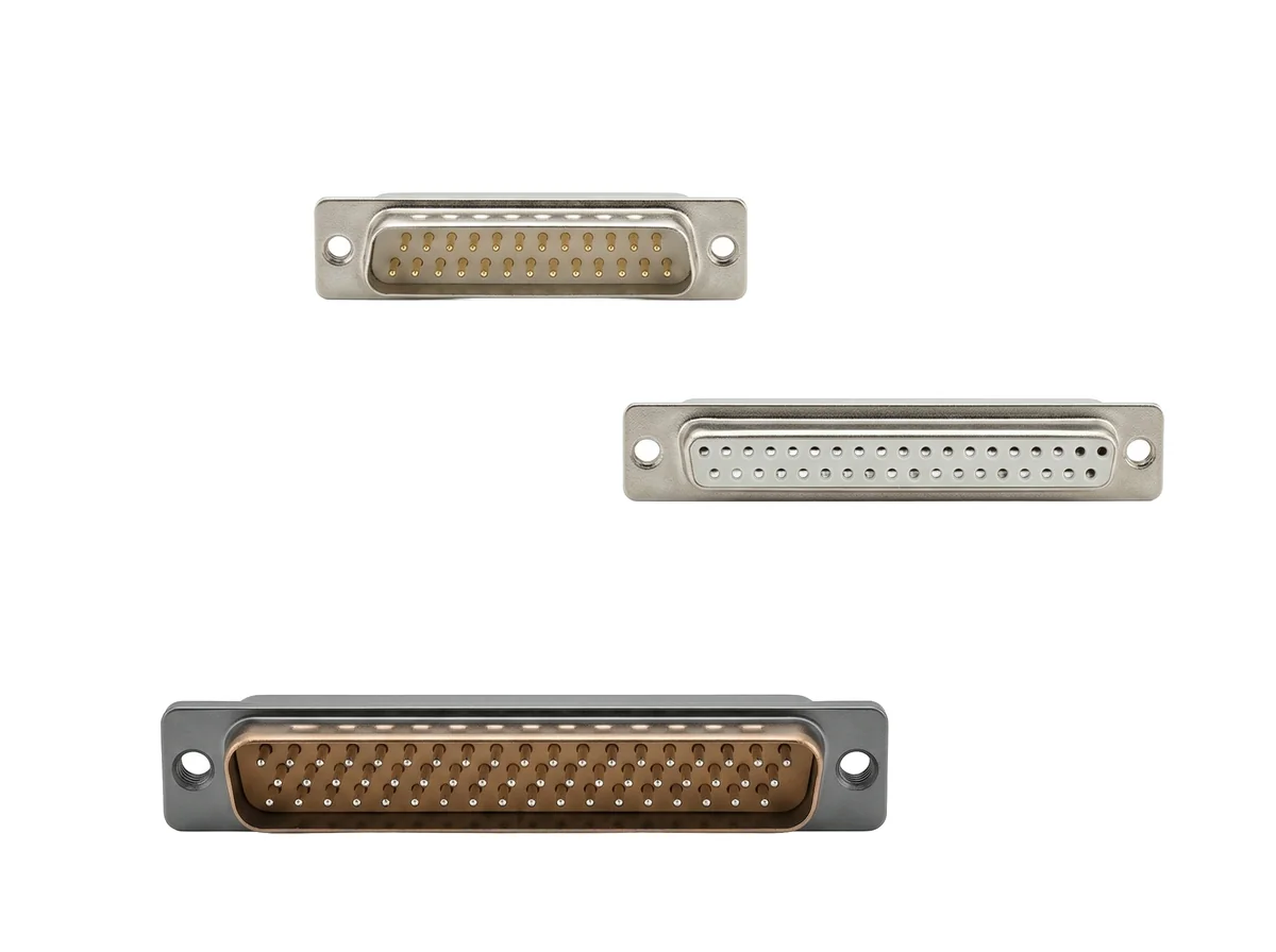 25/37-Pole D-Sub Connectors