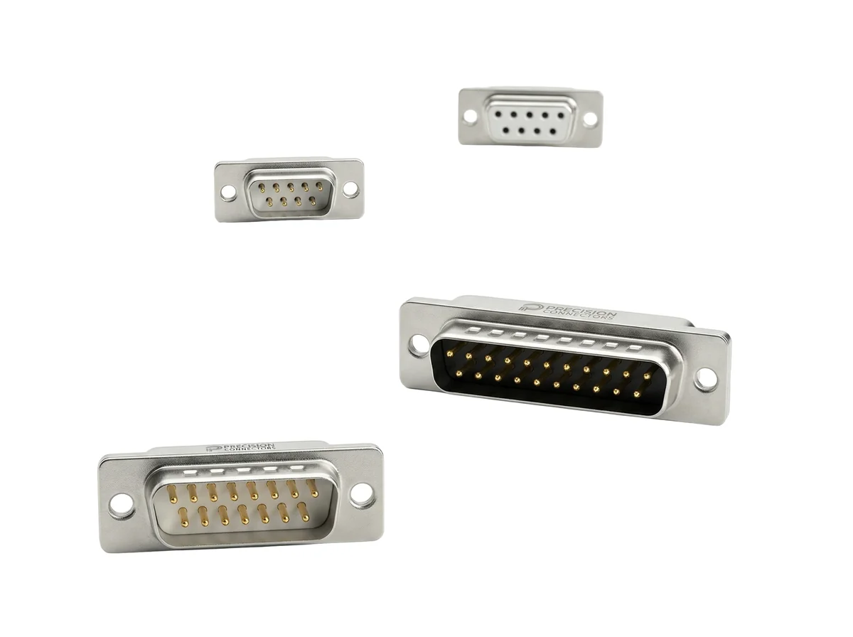 9/15-Pole D-Sub Connectors