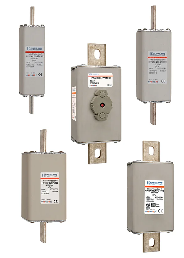 HelioProtection® HP15NH Photovoltaic Fuse-Links (gPV, 1500 V DC)
