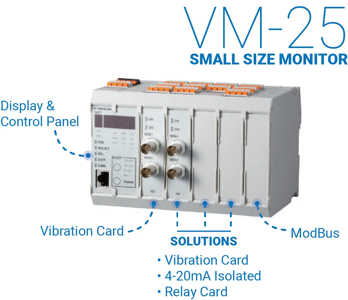 VM-25 Kompakt Titreşim Monitörü